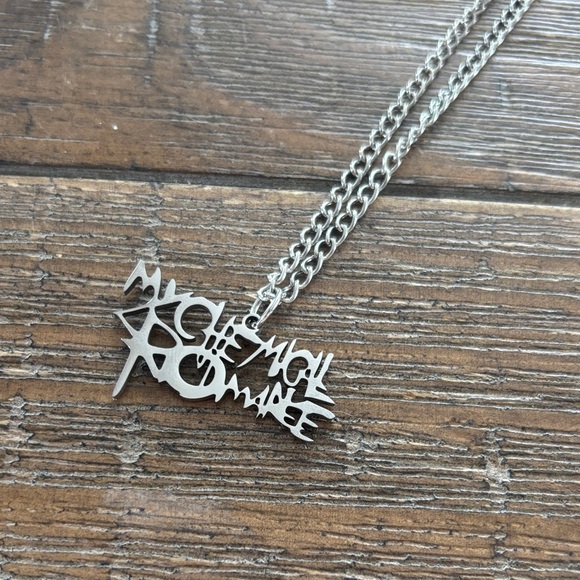My Chemical Romance Jewelry - 5/$10 My Chemical Romanche Edgy Pendant and Chain Necklace